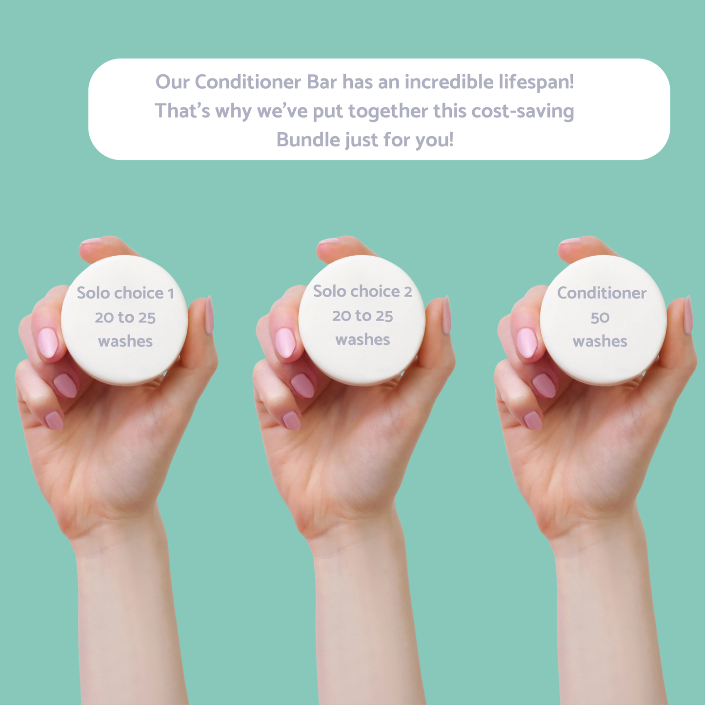 Solo Shampoo & Body Bar & Hair Conditioner Bundle: Zest