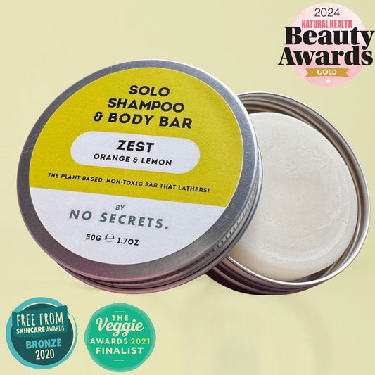 Solo Shampoo & Body Bar: Zest, Orange & Lemon
