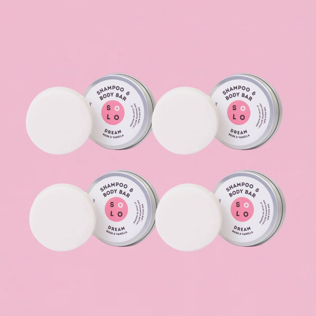 Solo Shampoo & Body Bar: Dream, Rose & Vanilla