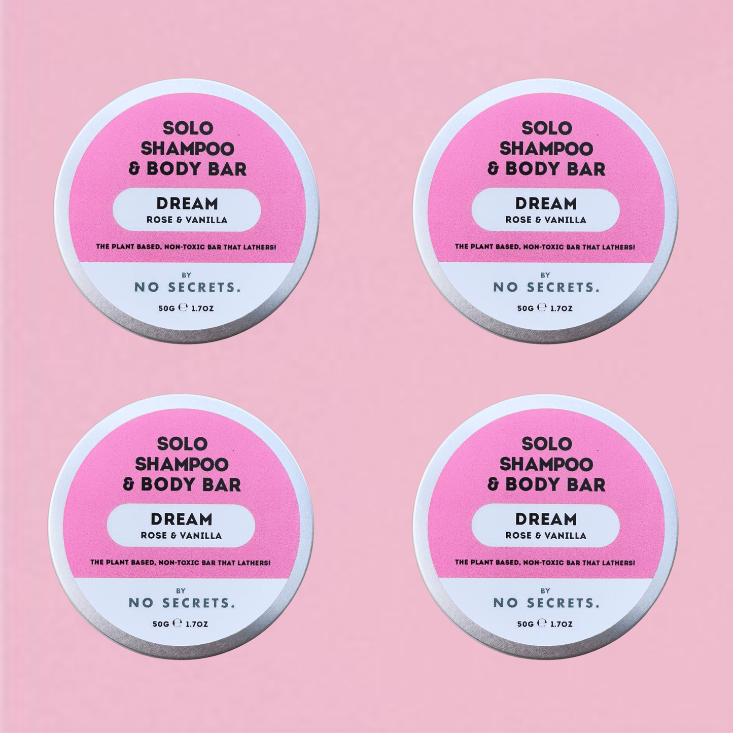 Solo Shampoo & Body Bar: Dream, Rose & Vanilla