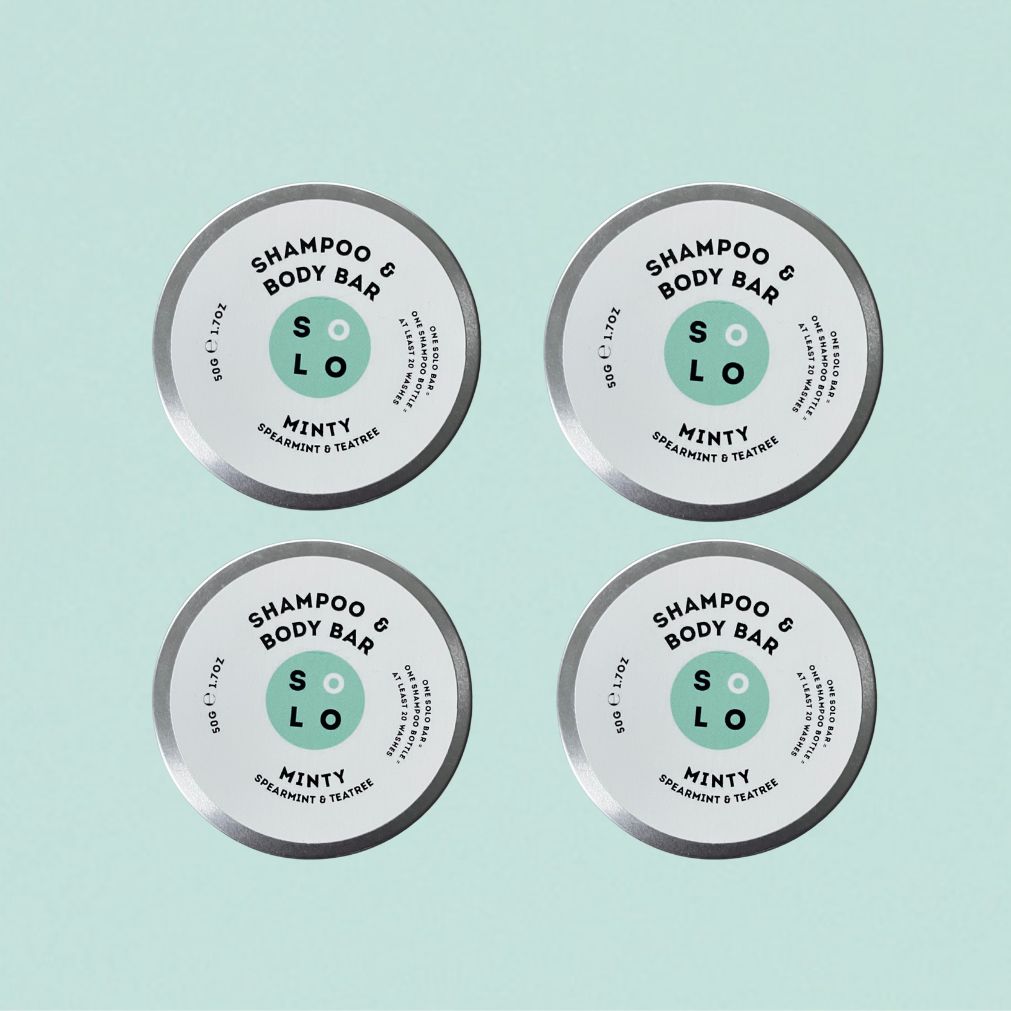 Solo Shampoo & Body Bar: Minty, Spearmint & Teatree