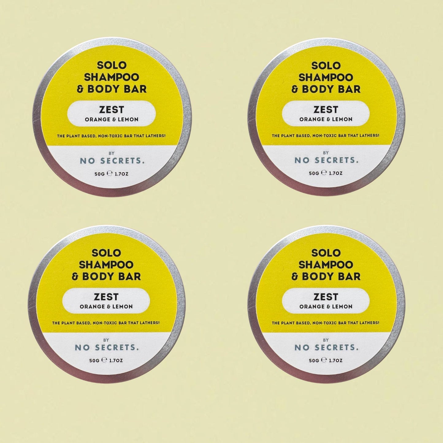 Solo Shampoo & Body Bar: Zest, Orange & Lemon
