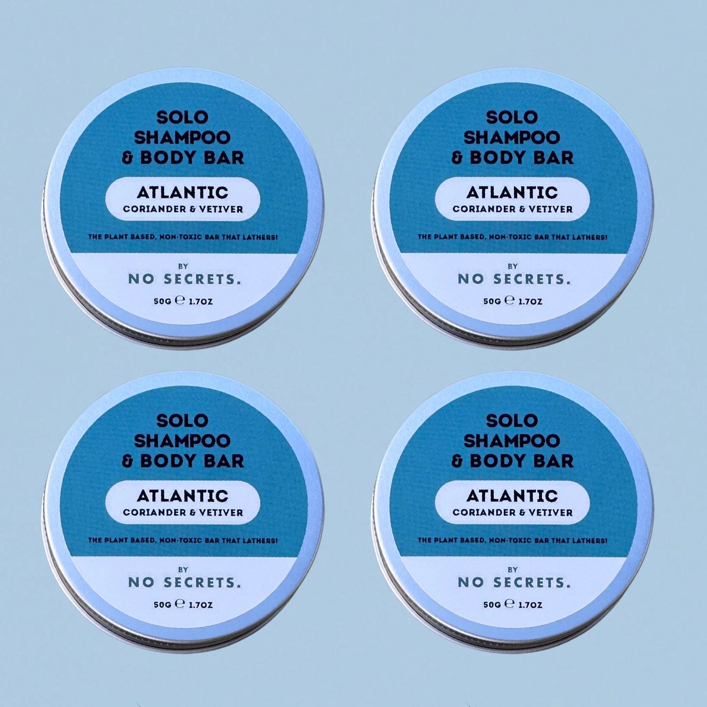 Solo Shampoo & Body Bar: Atlantic, Coriander & Vetiver