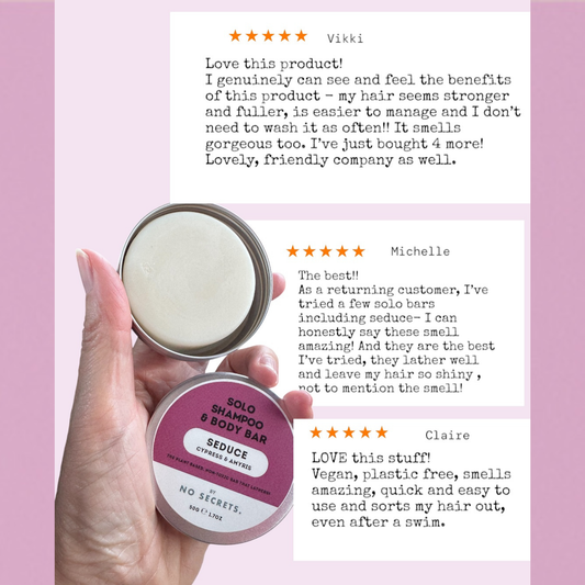 Solo Shampoo & Body Bar: Seduce, Cypress & Amyris