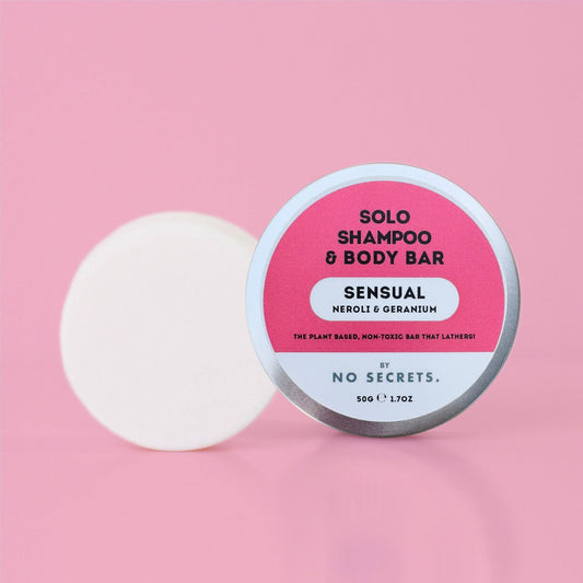 Solo Shampoo & Body Bar: Sensual, Neroli & Geranium