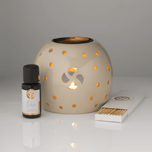 No Secrets Ceramic Oil Burner 100% Natural Ingredients no harmful chemicals